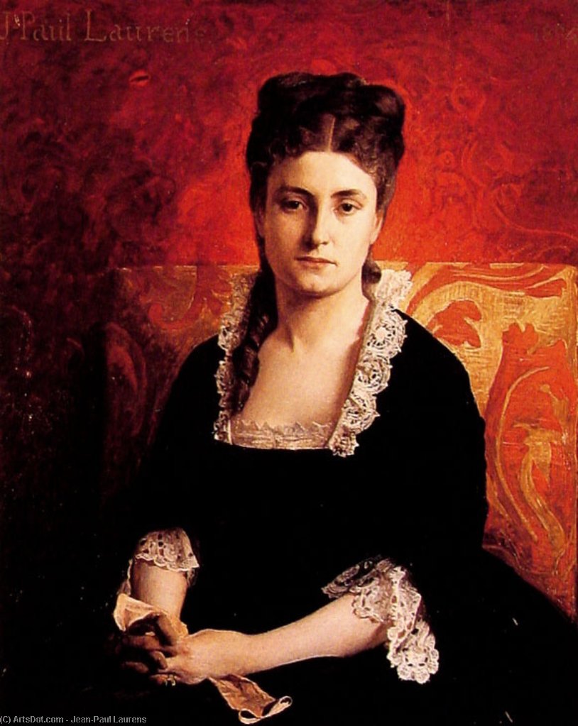 Portrait Of A Woman — Jean-paul Laurens