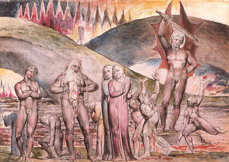 Los Cismáticos Y Los Sembradores De Discordia. Bertrán De Born Y Mosca De Lamberti 1 — William Blake