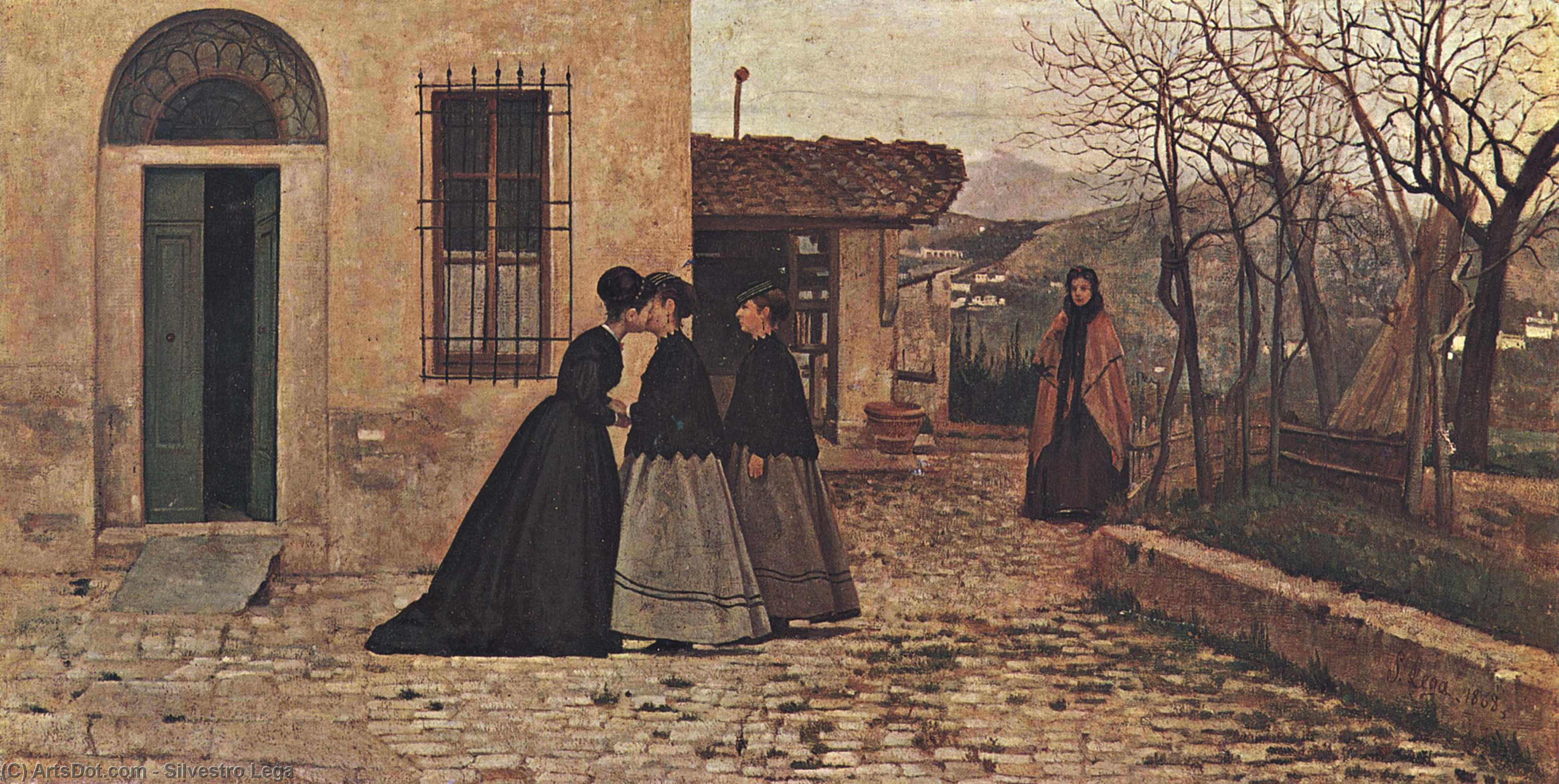 La Visita — Silvestro Lega