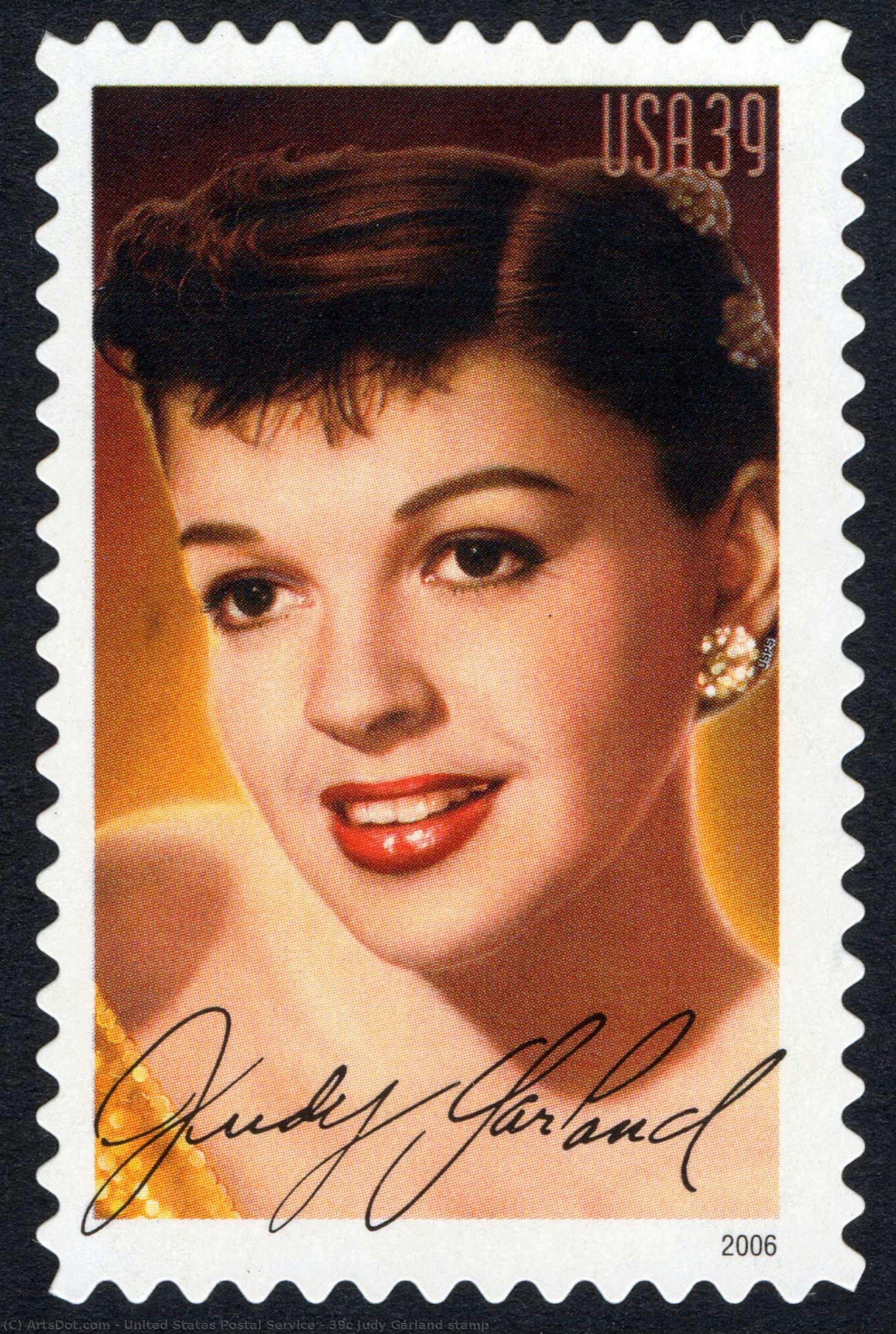 39c Judy Garland Stamp — United States Postal Service