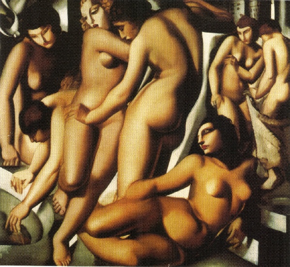 Women S Bathroom — Tamara De Lempicka