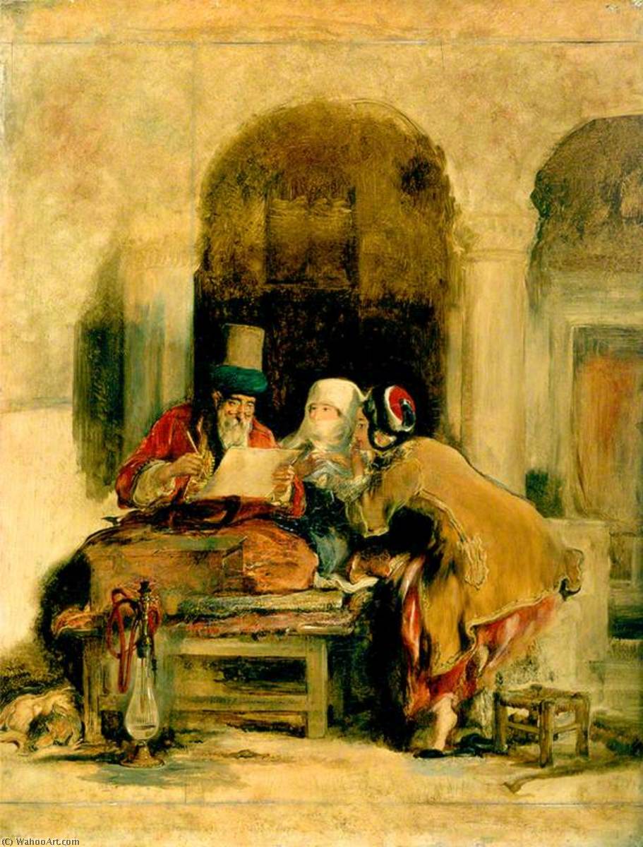 The Turkish Letter Writer — Sir David Wilkie