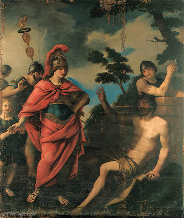 Alexander And Diogenes — Giovanni Francesco Romanelli