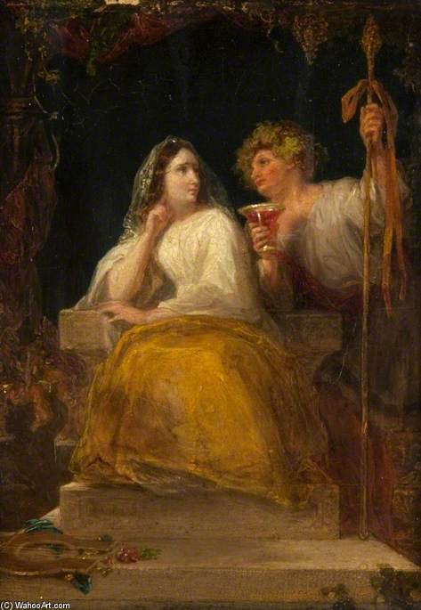 Comus Offering The Enchanted Cup To The Lady — Thomas Uwins
