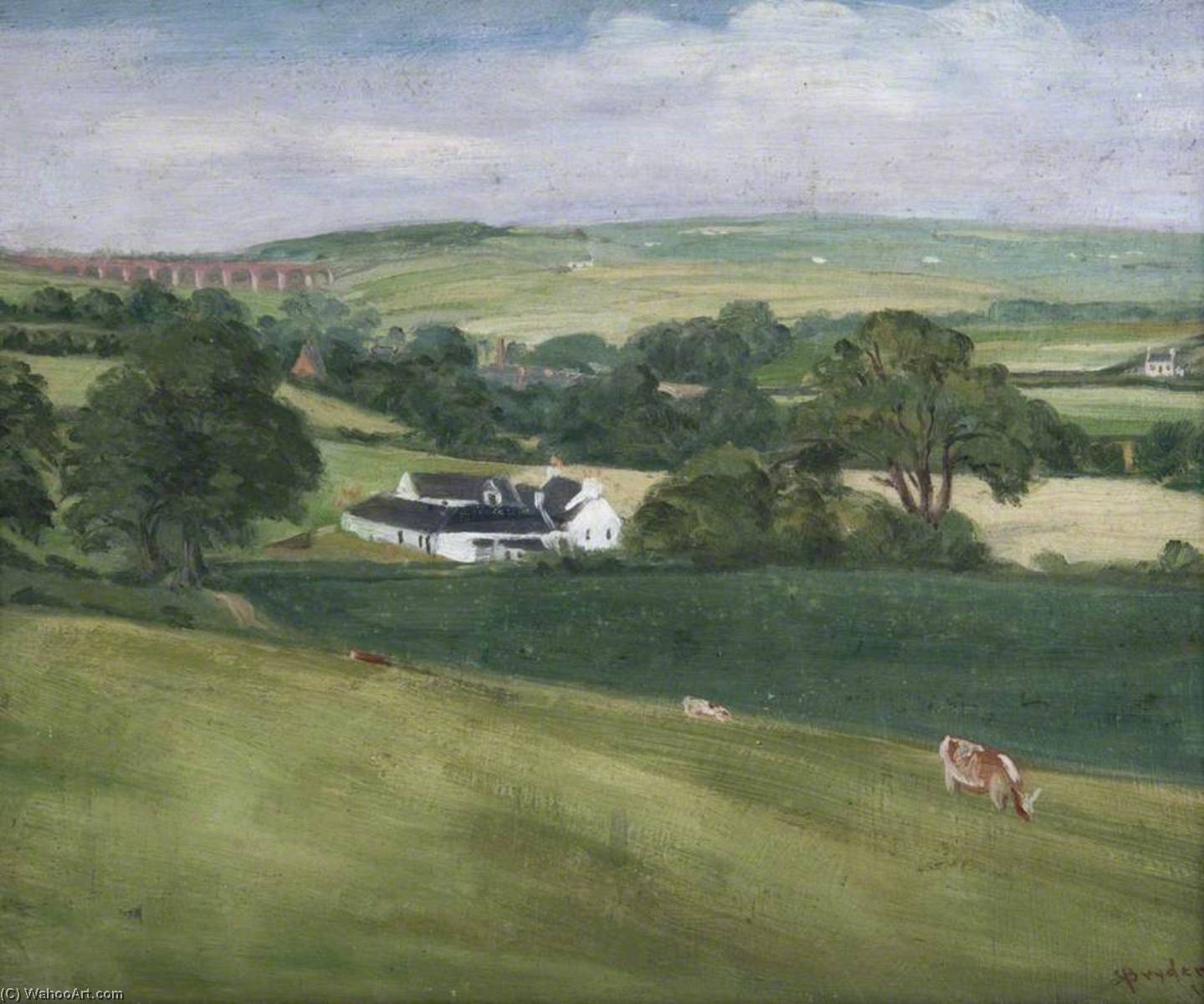 Viaduct In Landscape — Robert Bryden