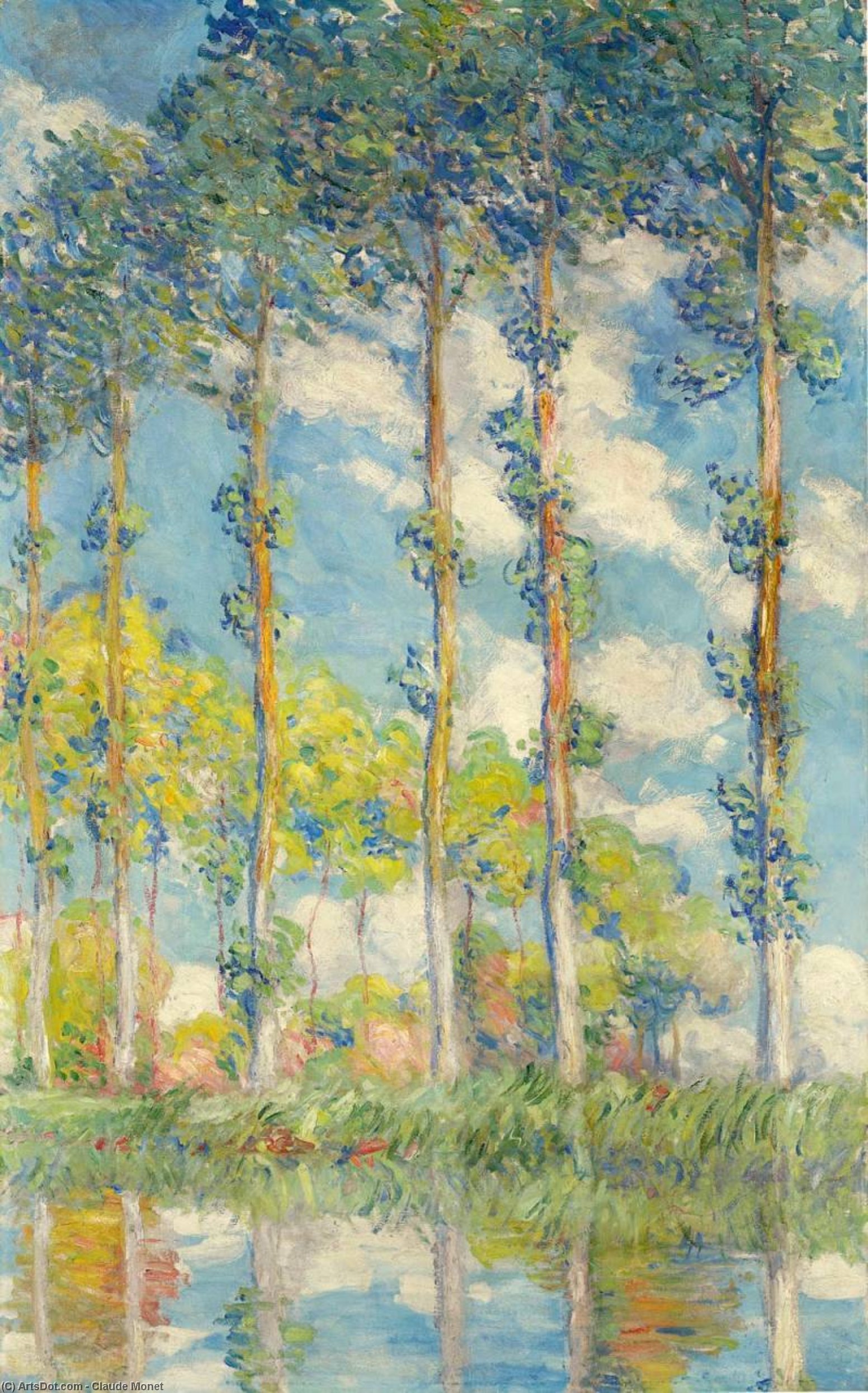 Les Peupliers — Claude Monet