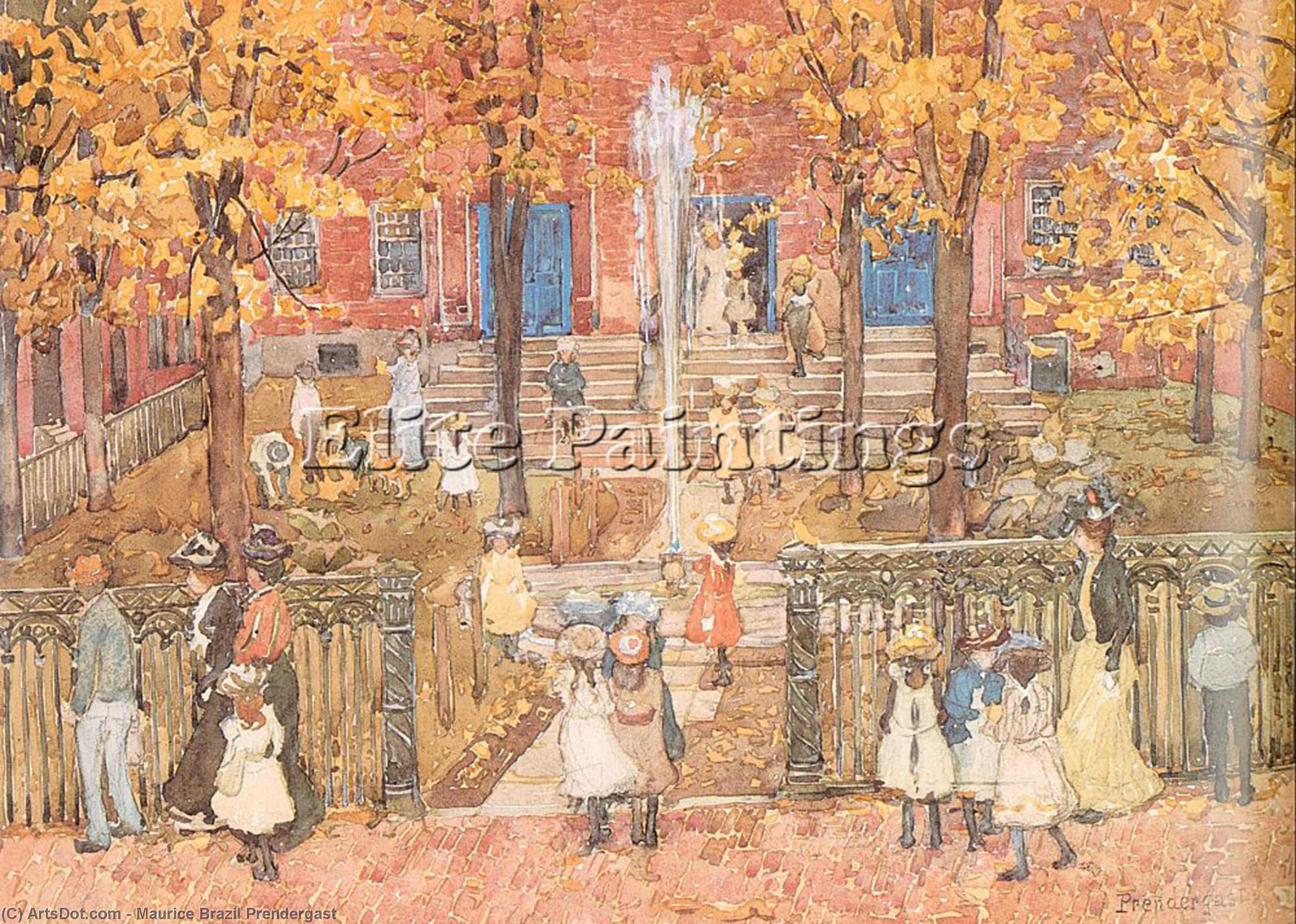West Church Boston — Maurice Brazil Prendergast