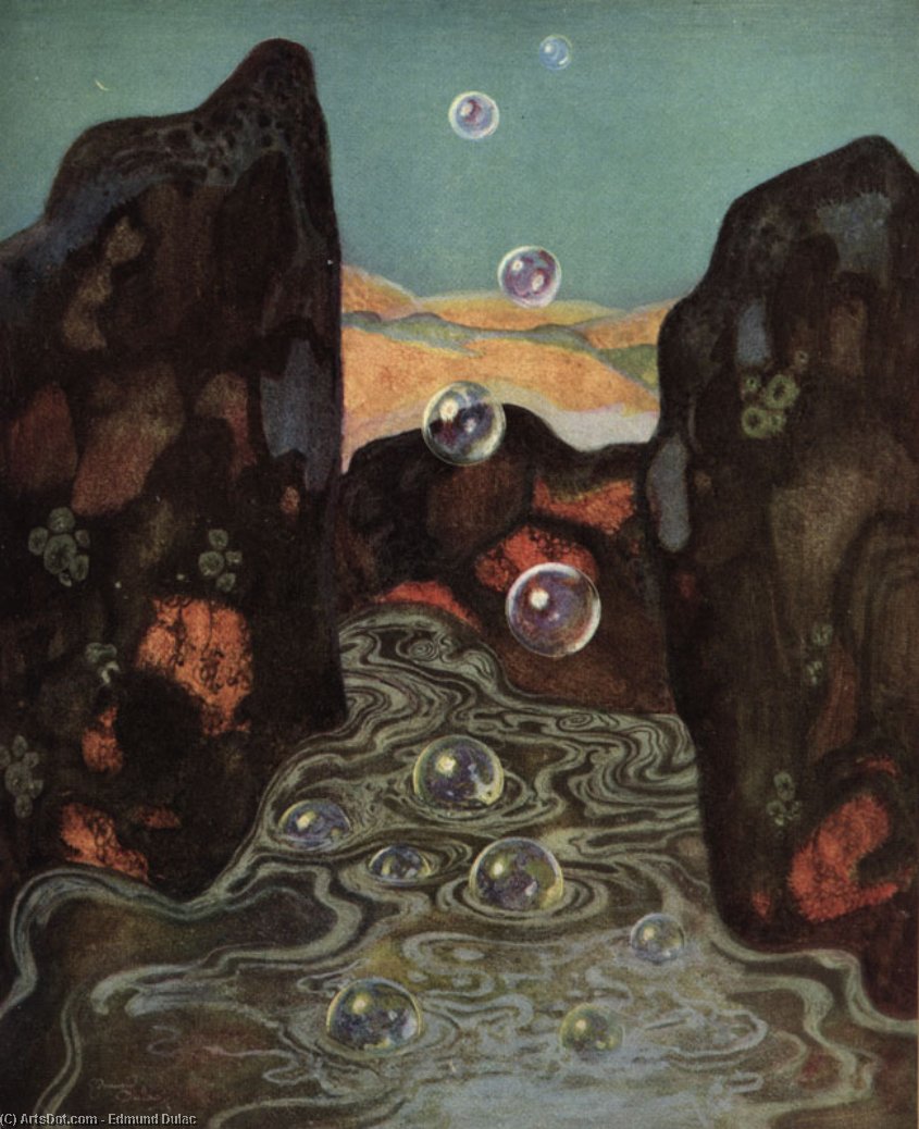 It Was The Miraculous Bubbles — Edmund Dulac