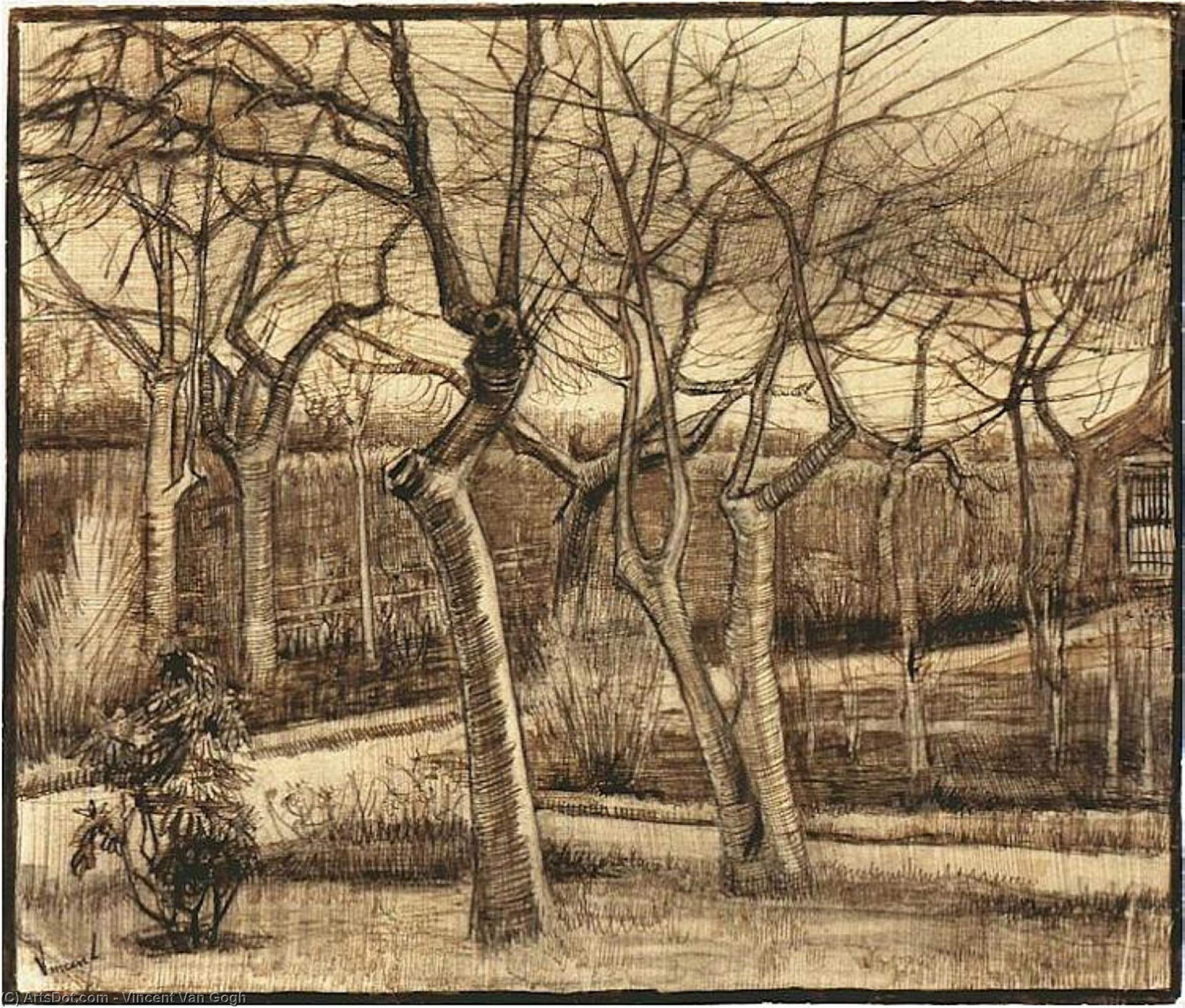 The Vicarage Garden — Vincent Willem Van Gogh