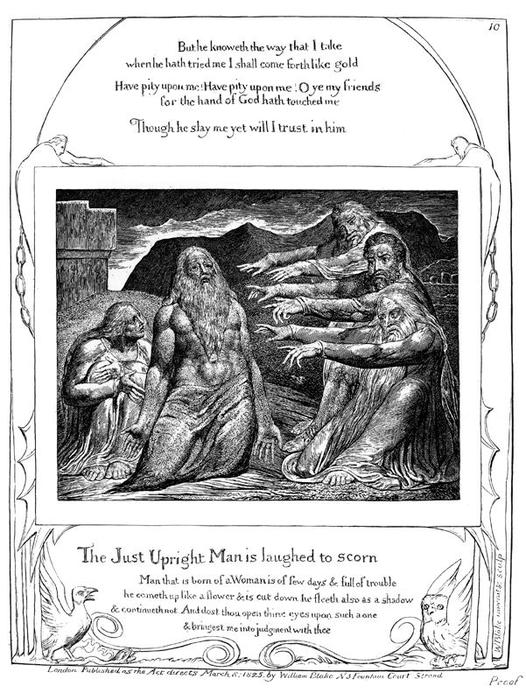 Job Rebuked By His Friends 1 — William Blake