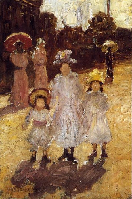 Sunday Morning, Paris — Maurice Brazil Prendergast