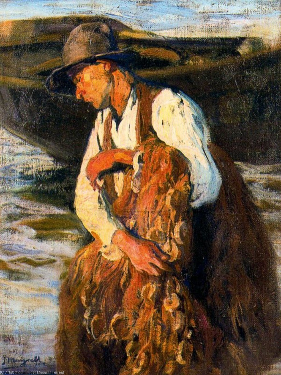 Study Of A Fisherman — José Mongrell Torrent