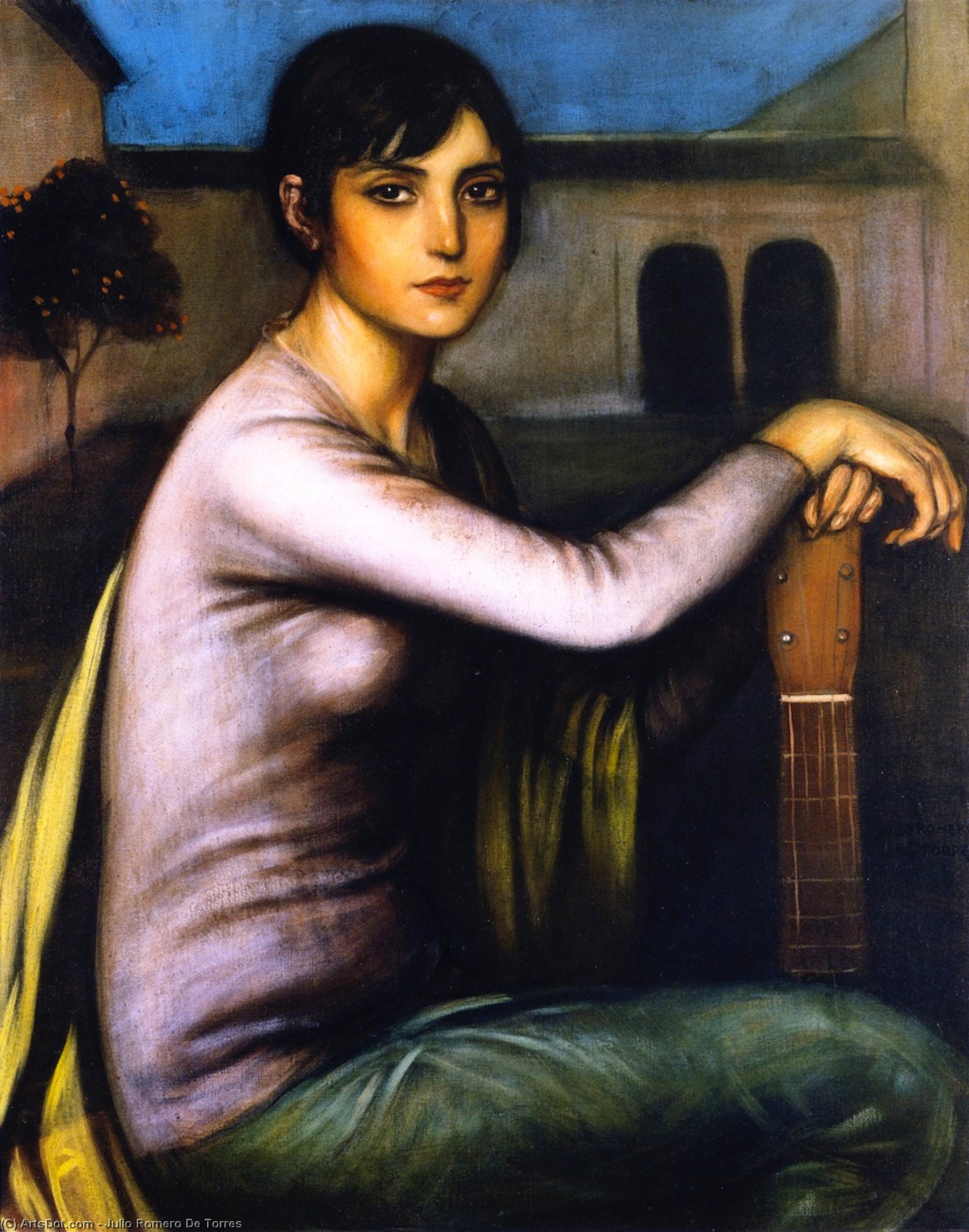 Tristeza Andaluza (also Known As Melancholy) — Córdoba Julio Romero De Torres