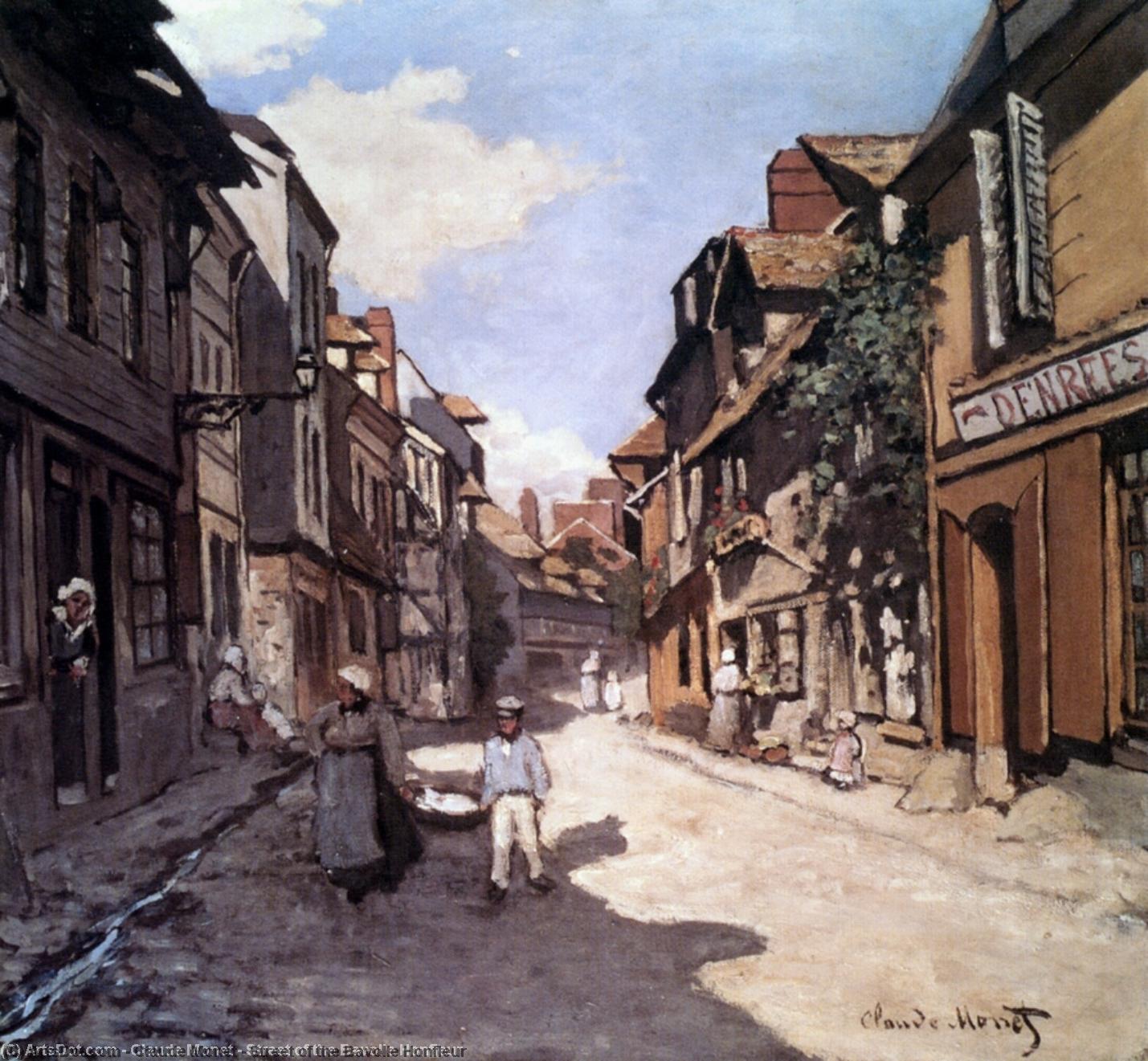 Street Of The Bavolle Honfleur — Claude Monet