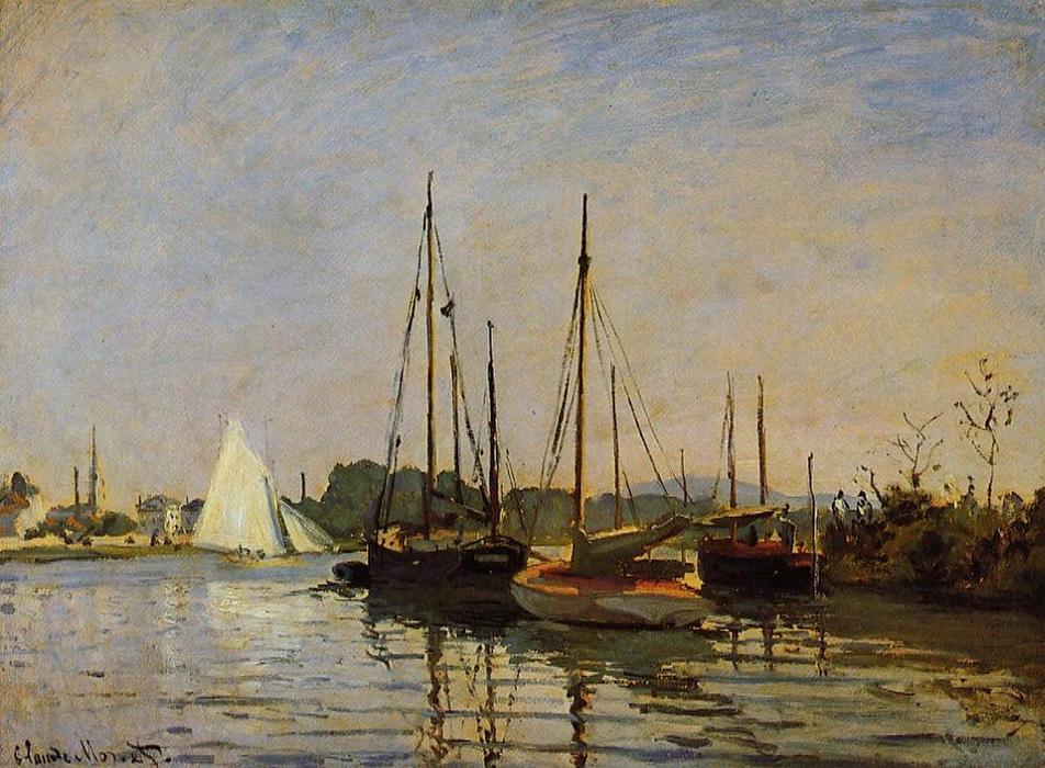 Pleasure Boats, Argenteuil, C.1872-3 (oil On Canvas) — Claude Monet