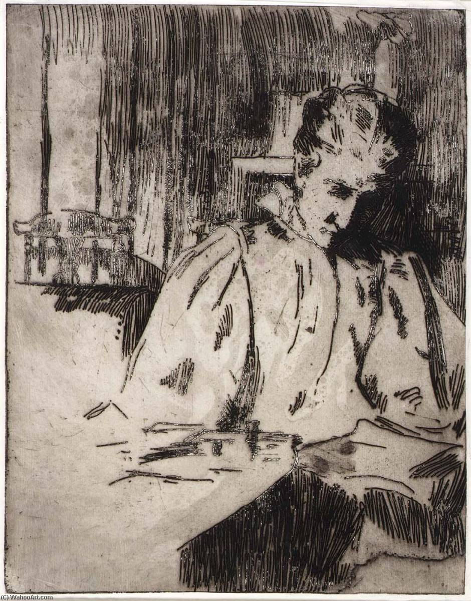 Woman Reading — Julian Alden Weir