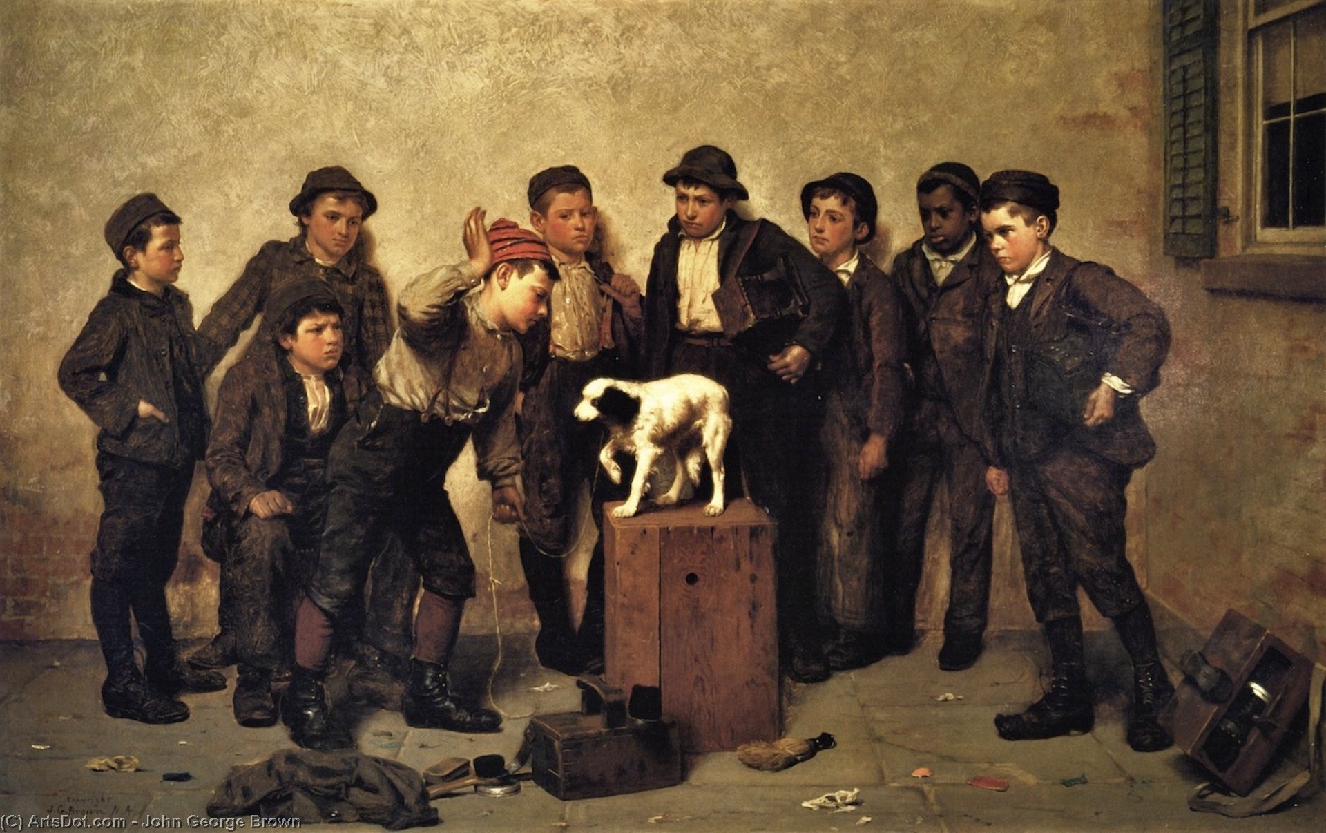 Teaching Tricks (also Known As Training The Dog) — John George Brown
