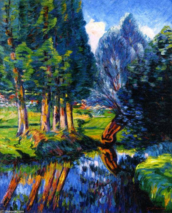 Landscape At Breuillet — Ferdinand Guillaumin