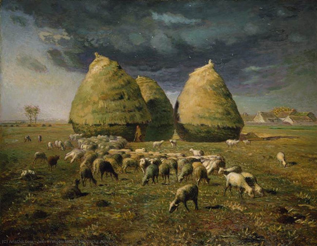 Haystacks Autumn — Jean-françois Millet