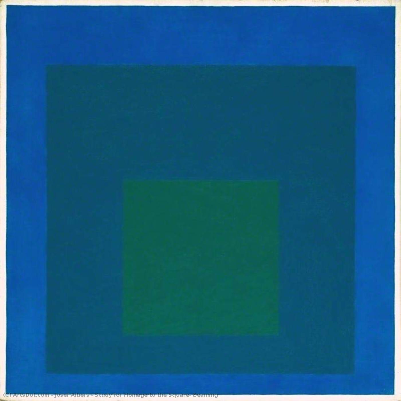 Study For Homage To The Square: Beaming — Josef Albers
