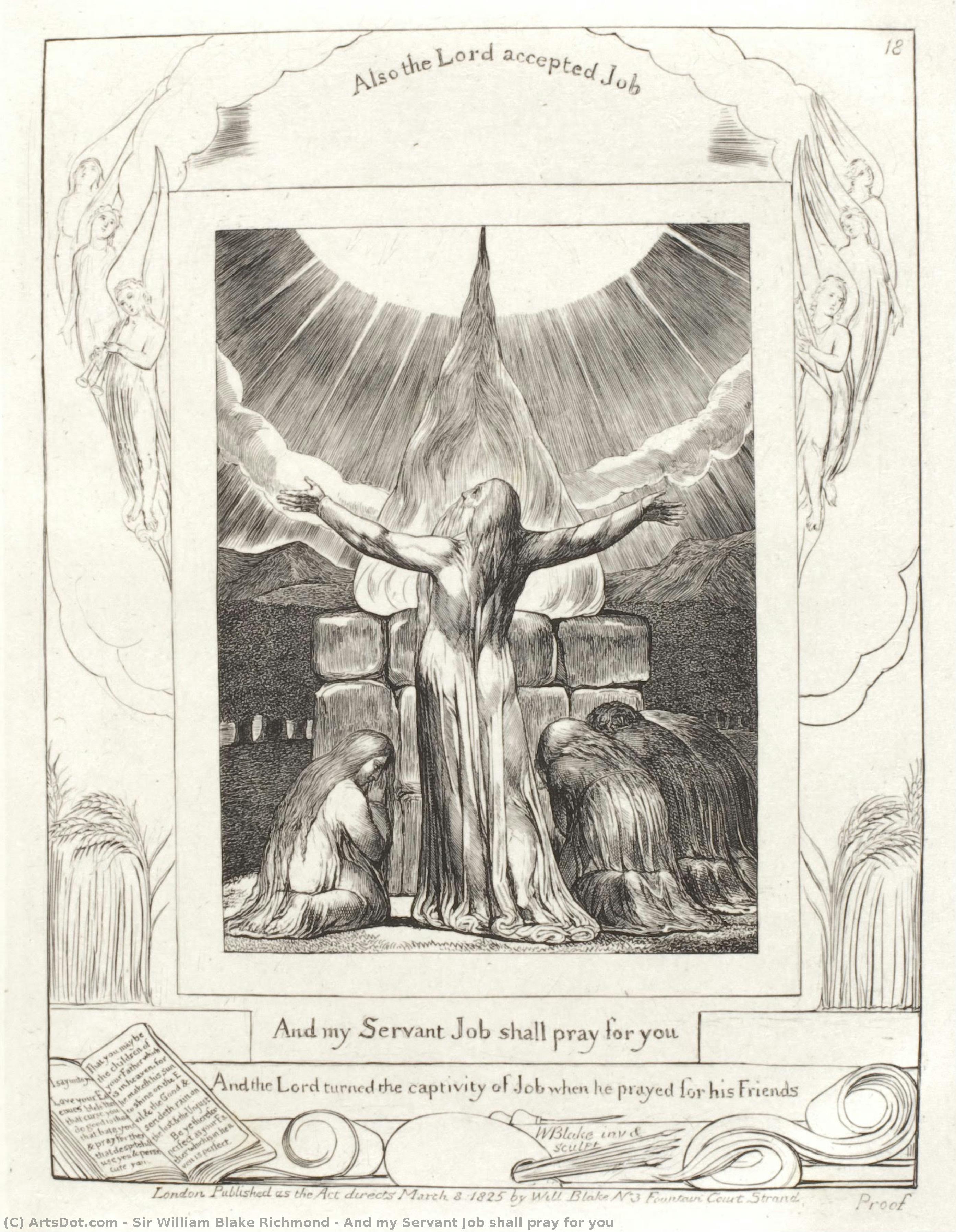 And My Servant Job Shall Pray For You — Sir William Blake Richmond