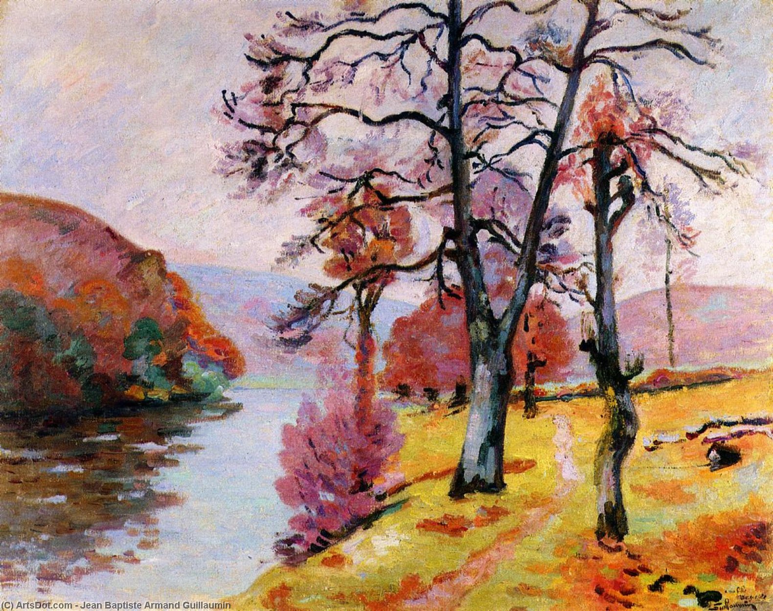 Crozant, Echo Rock, Winter — Ferdinand Guillaumin