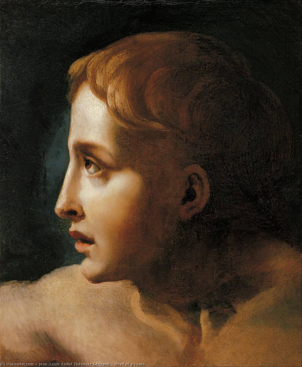Head Of A Youth — Théodore Géricault
