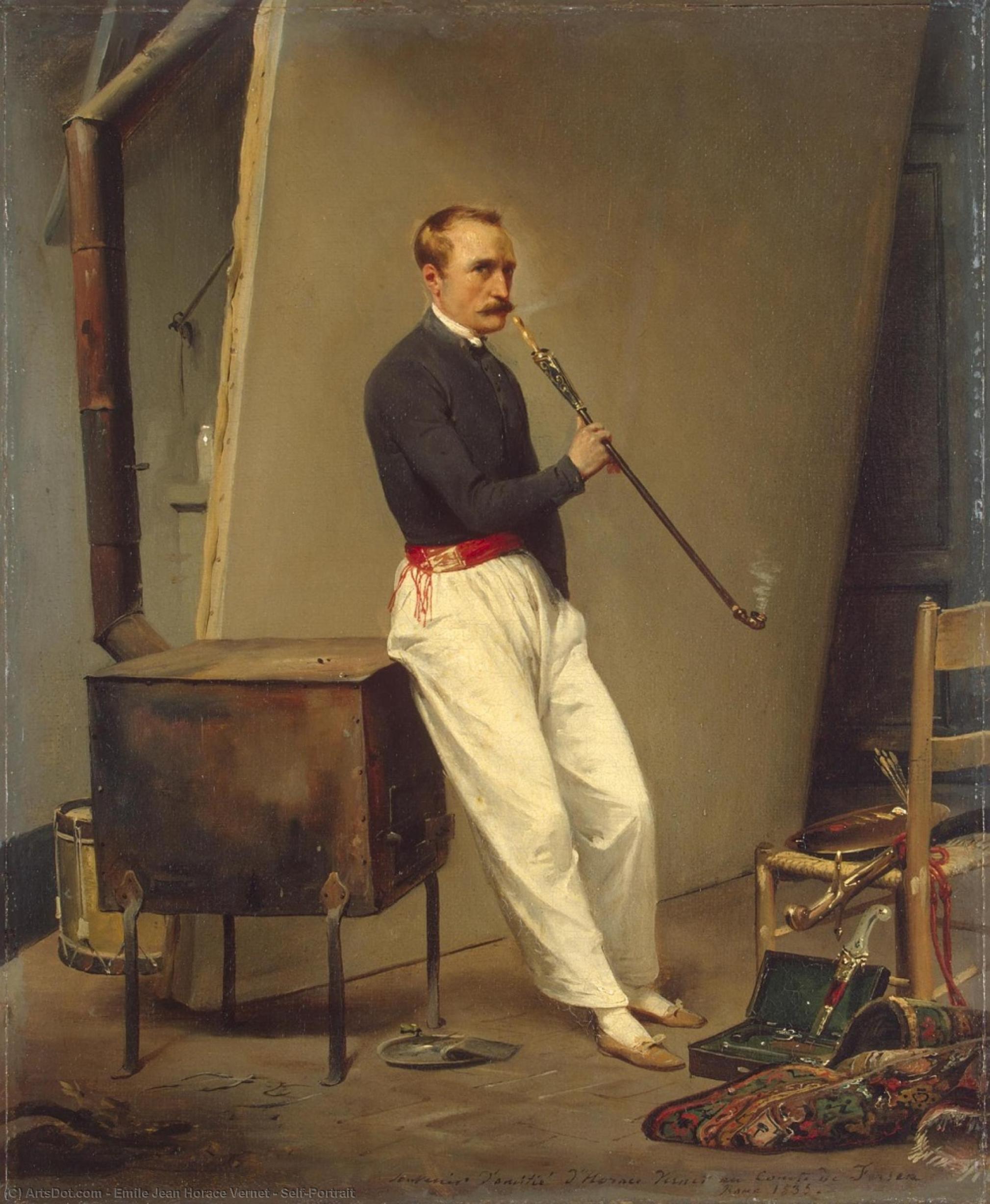 Self-portrait — Emile Jean Horace Vernet