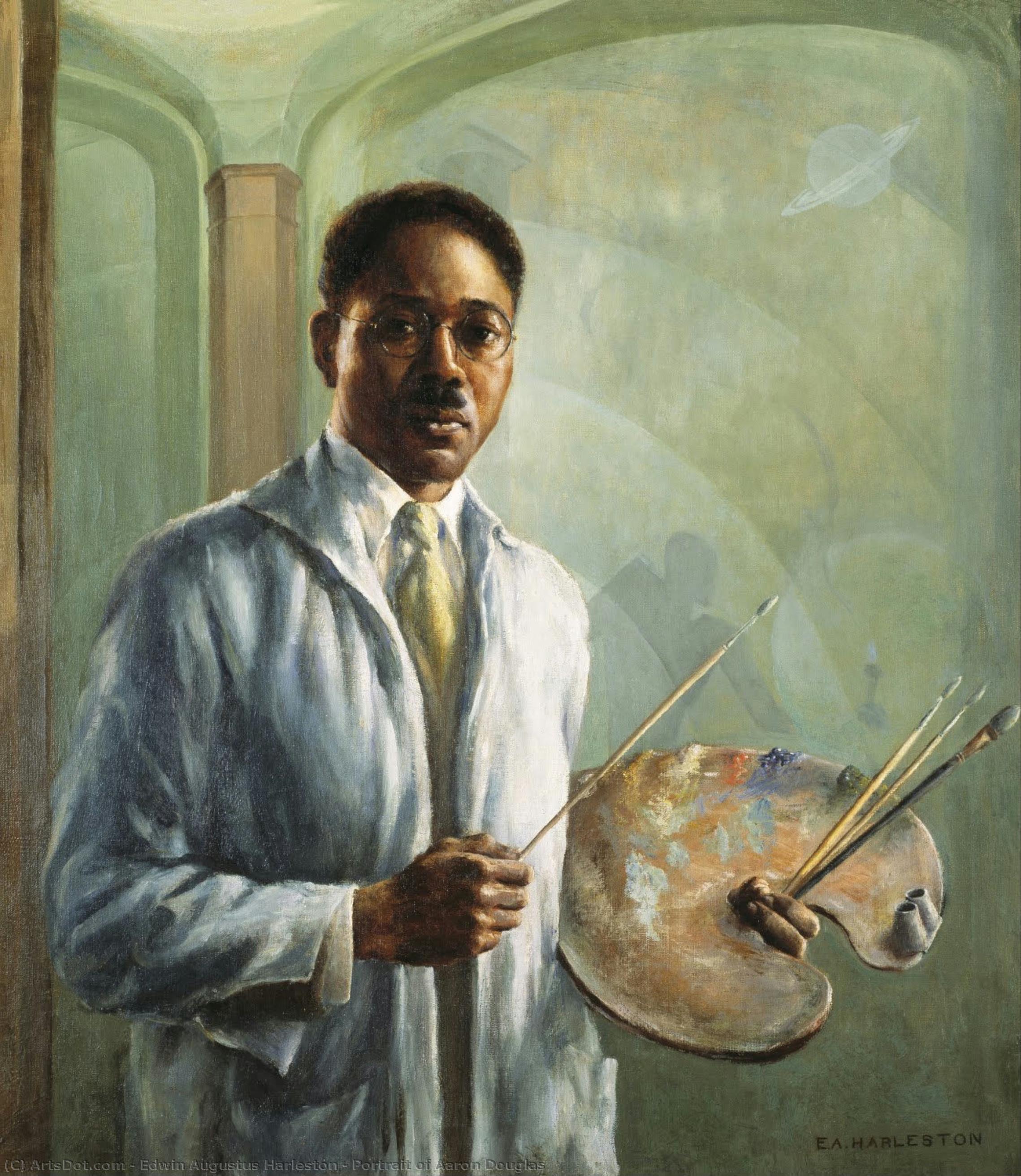 Portrait Of Aaron Douglas — Edwin Augustus Harleston