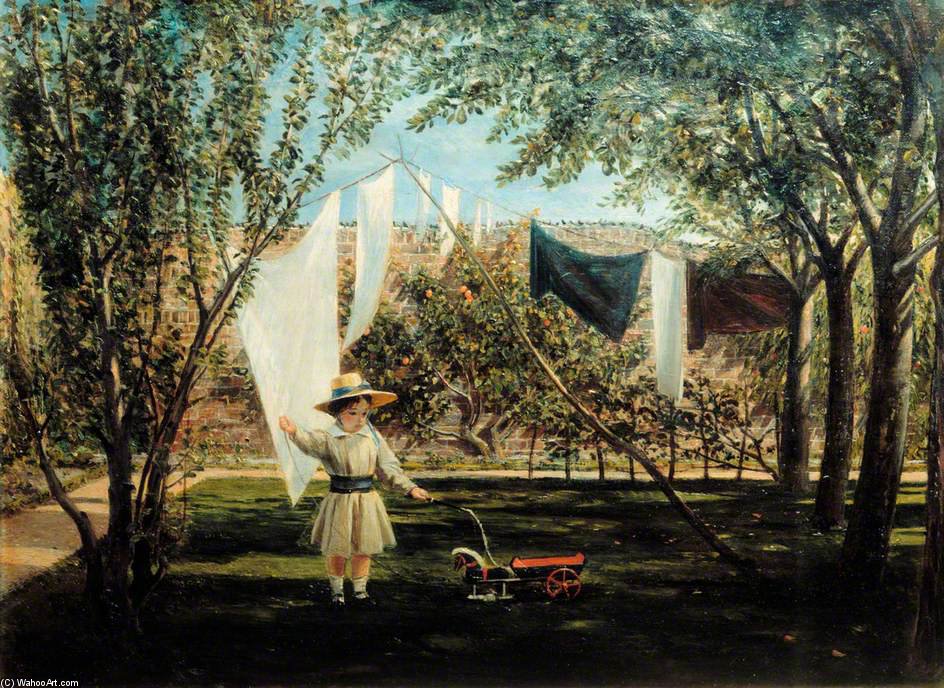 A Garden Scene — Charles Robert Leslie