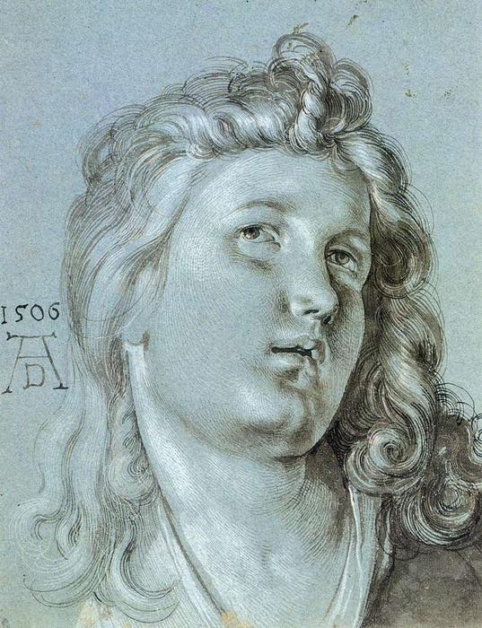 Head Of An Angel — Albrecht Dürer