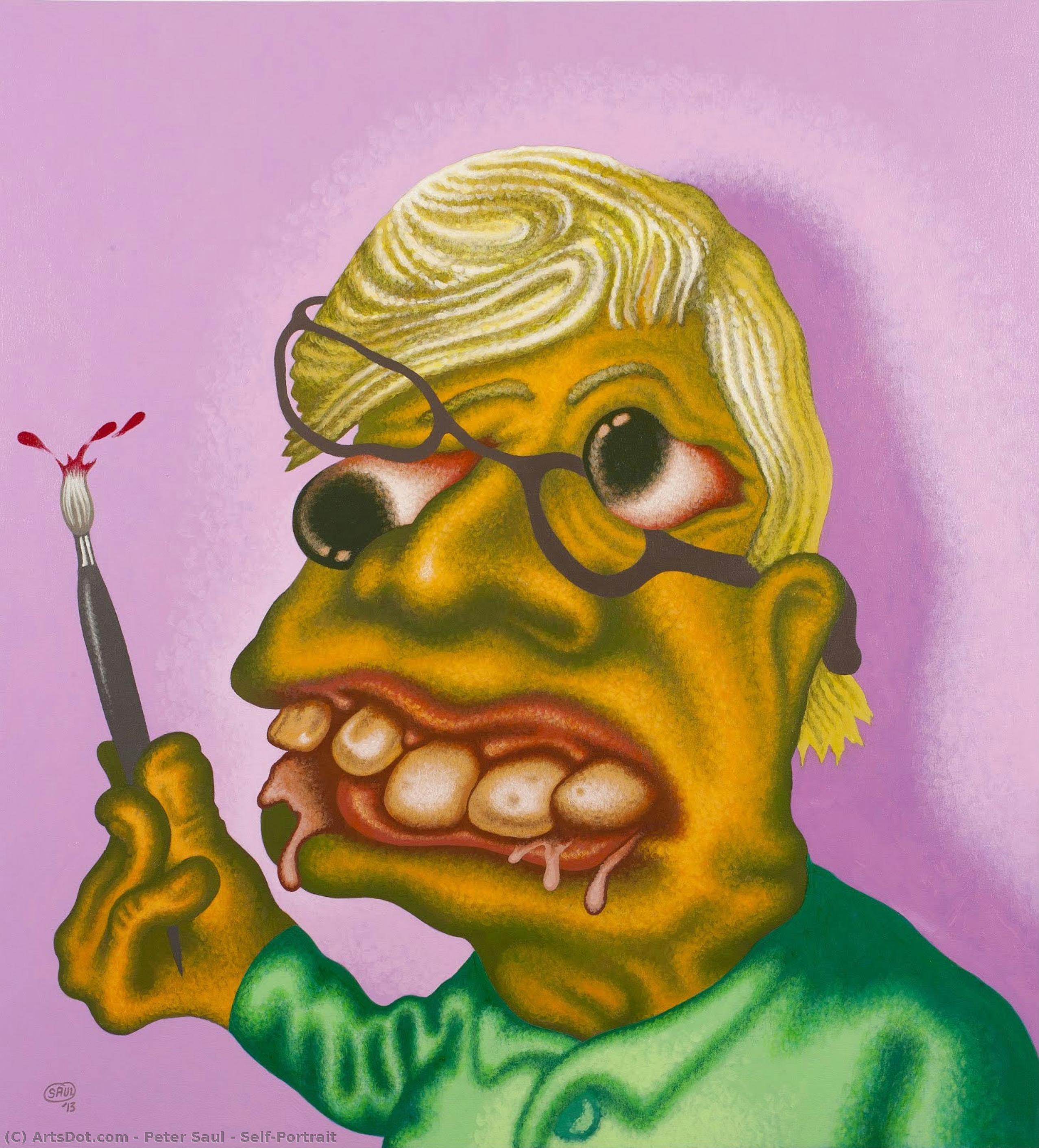 Self-portrait — Peter Saul