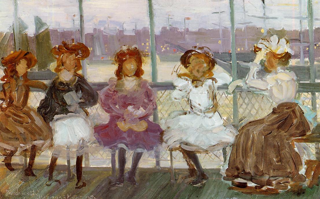 Evening On A Pleasure Boat — Maurice Brazil Prendergast