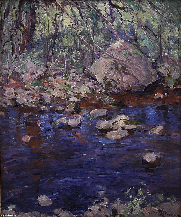 Morning Along Creek — Emile Albert Gruppé