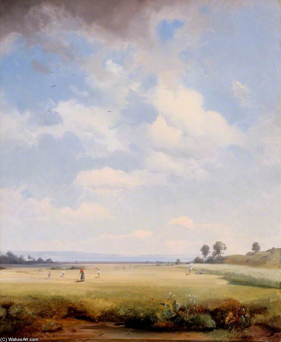 Haymaking — August Albert Zimmermann