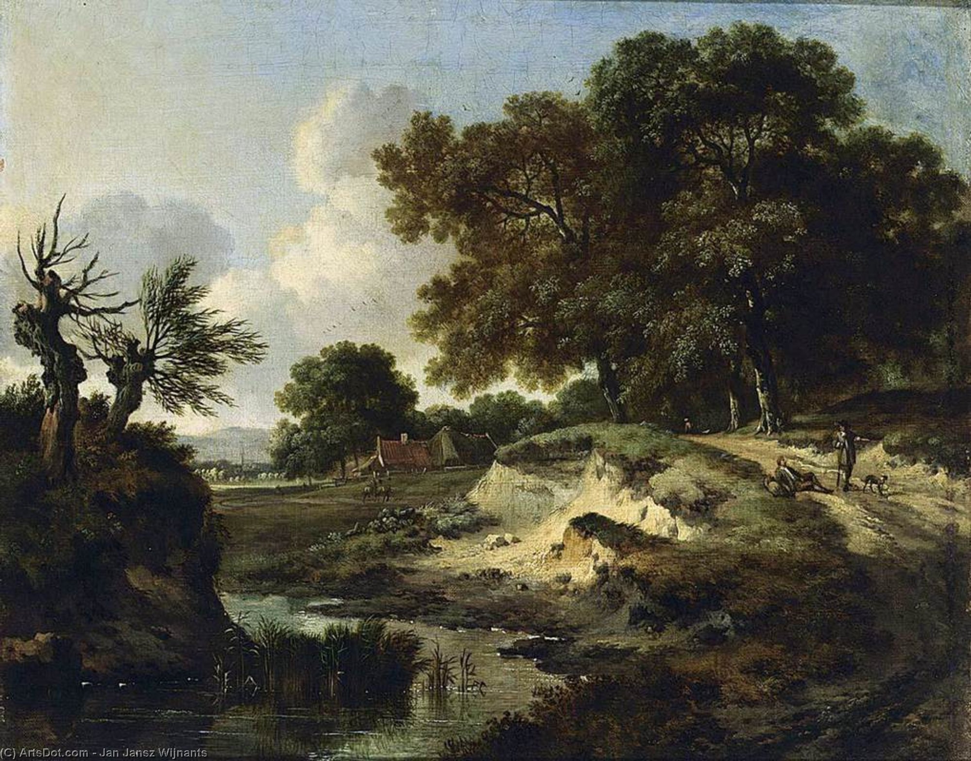 Wooded Landscape — Jan Jansz Wijnants