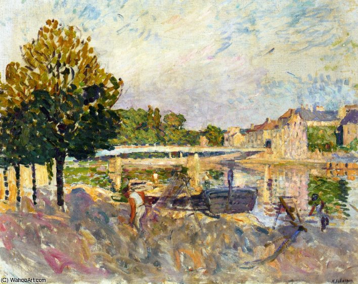 Workers On The Banks Of The Marne — Henri Lebasque