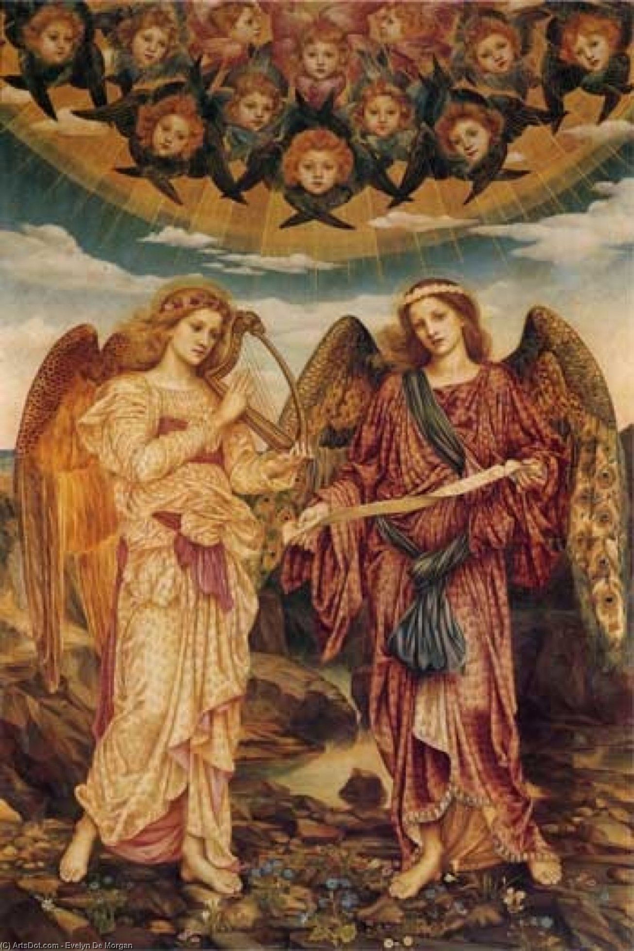 Gloria In Excelsis — Evelyn De Morgan Née Pickering