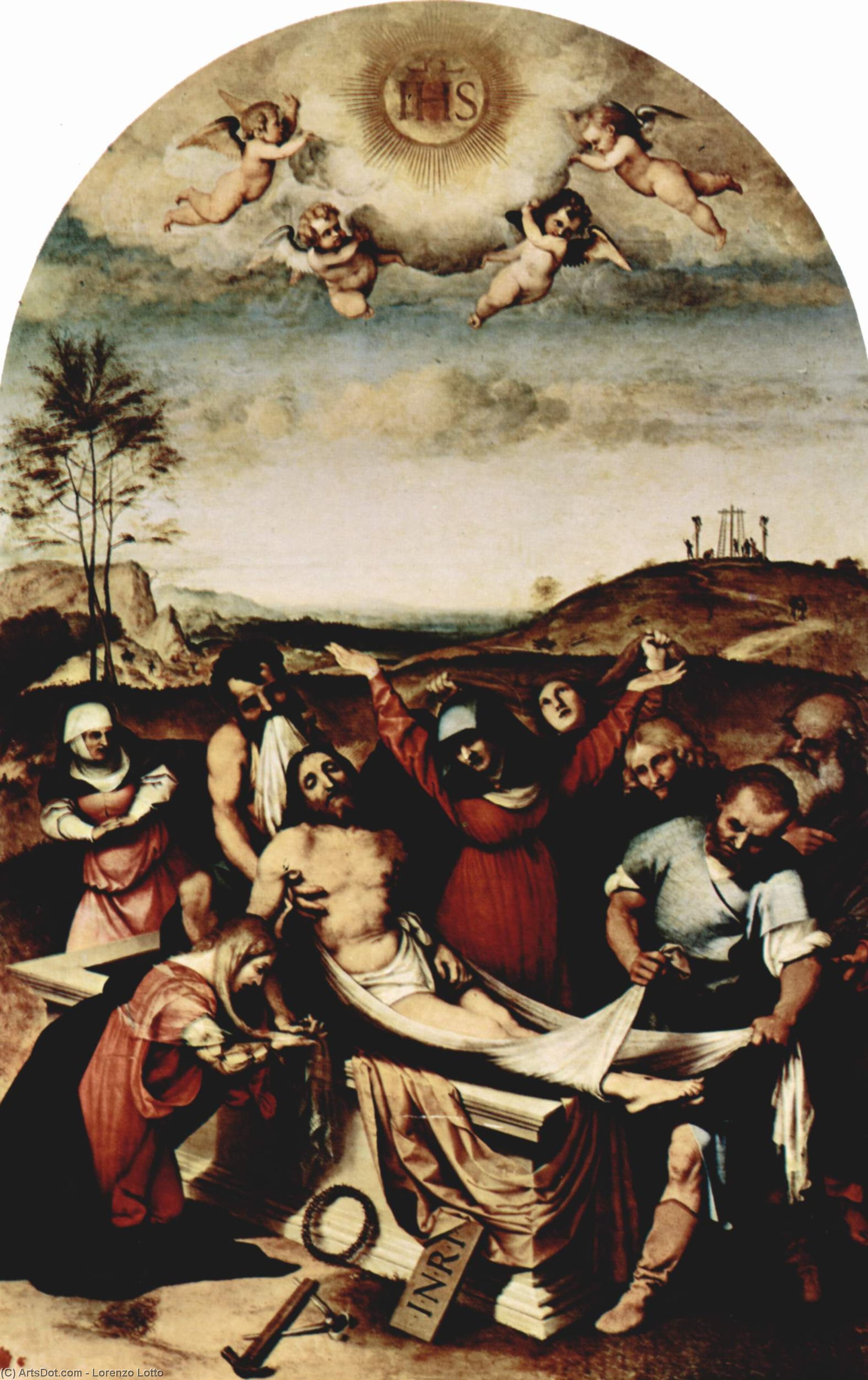 Deposition Of Christ — Лоренцо Лото