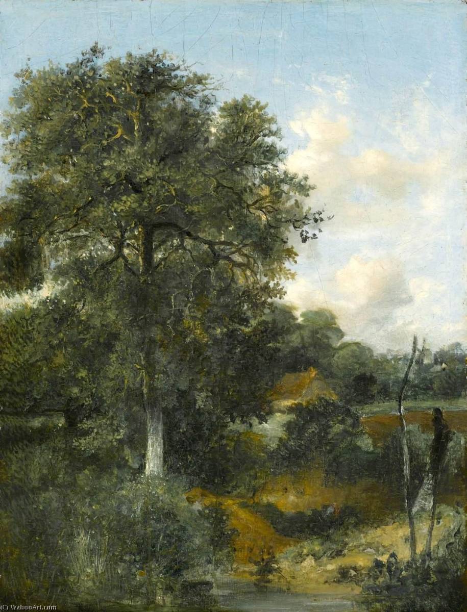 Wooded Landscape With An Oak — John Crome