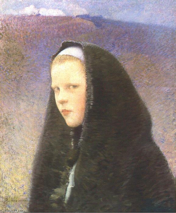Young Brittany Girl — Charles Sprague Pearce