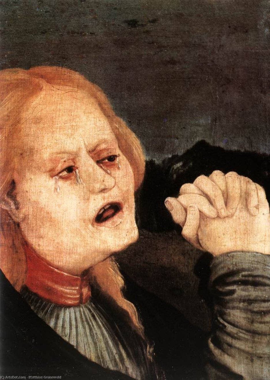 The Lamentation (detail) — Matthias Grünewald