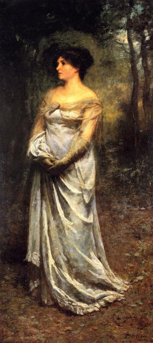A Lady In Grey (also Known As Portrait Of Mrs. Mccubbin) — Frederick Mccubbin