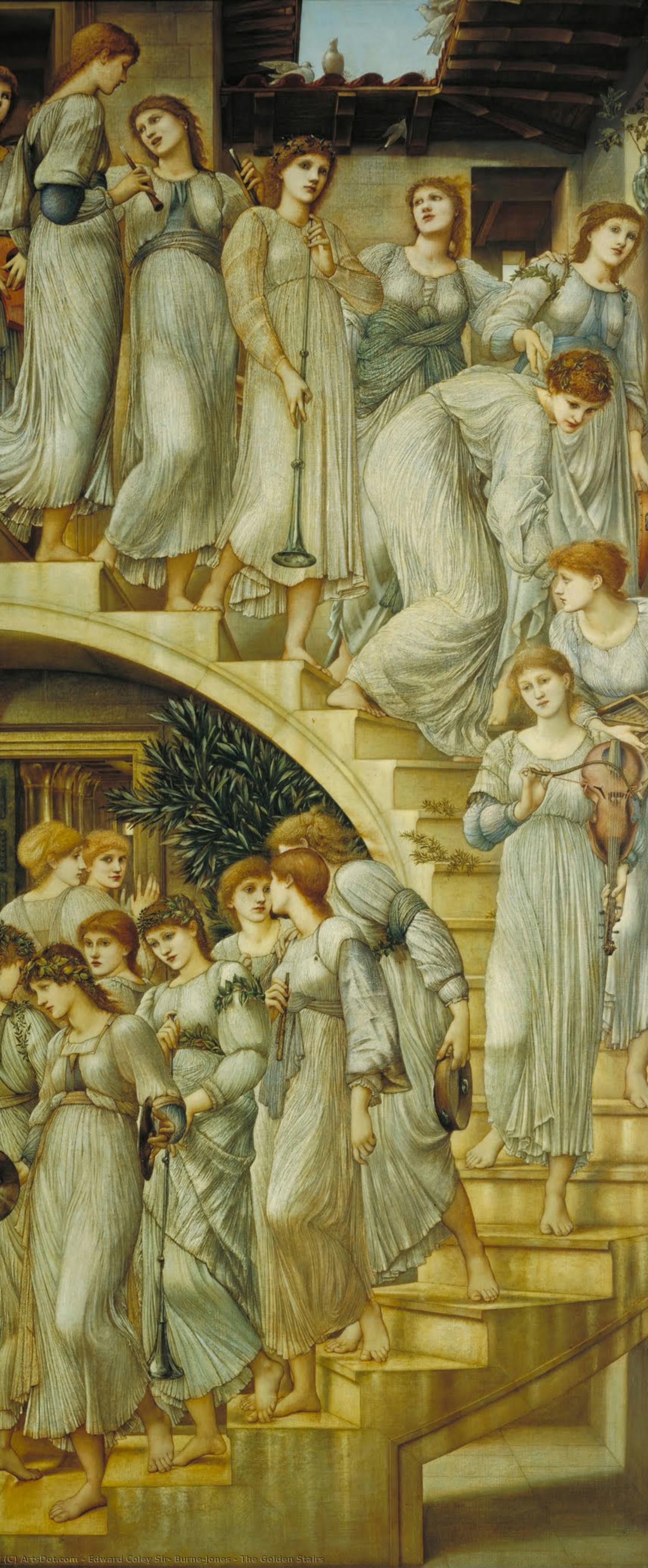The Golden Stairs — Edward Coley Burne-jones