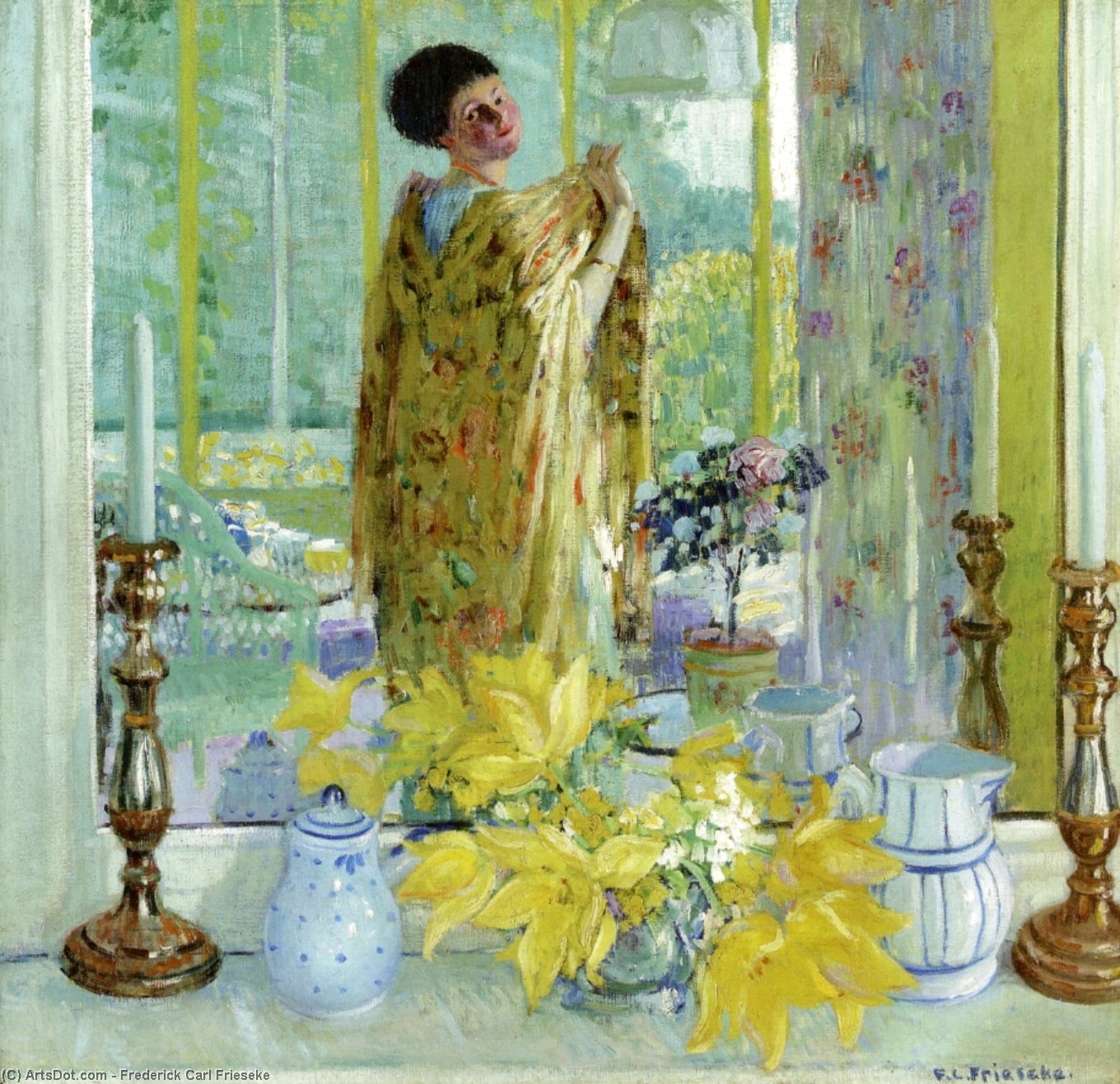 Yellow Tulips — Frederick Carl Frieseke
