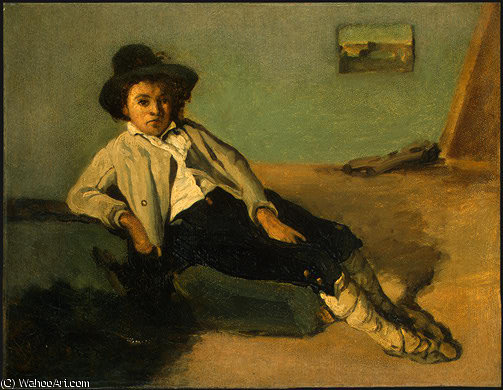 Italian Peasant Boy — Jean-baptiste-camille Corot