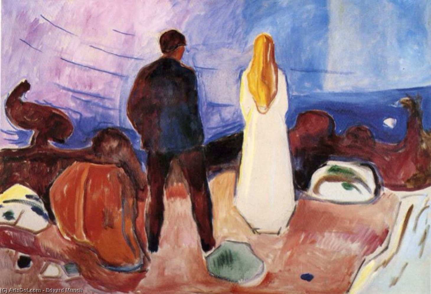 Die Einsamen — Edvard Munch