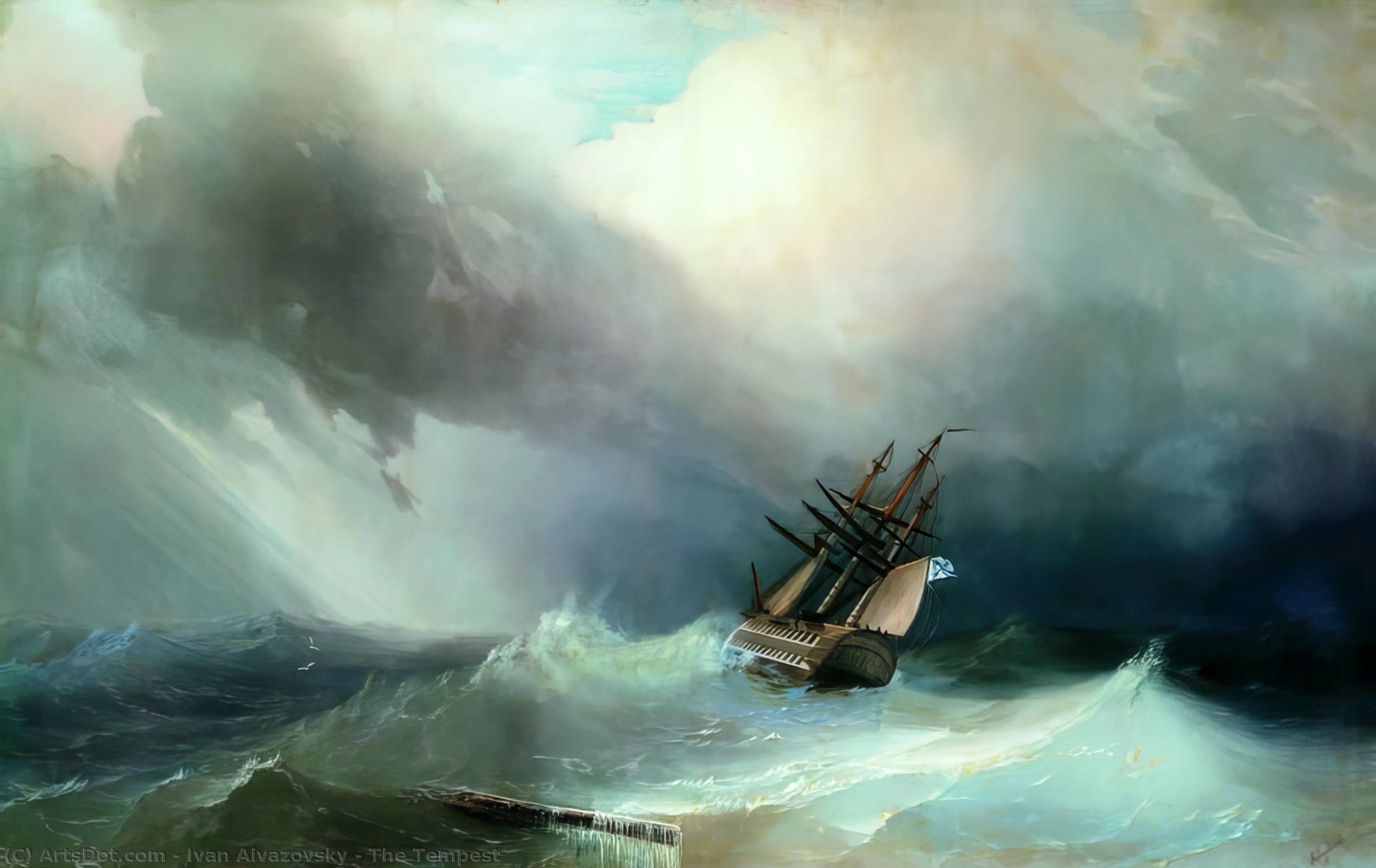 The Tempest — Ivan Konstantinovich Aivazovsky