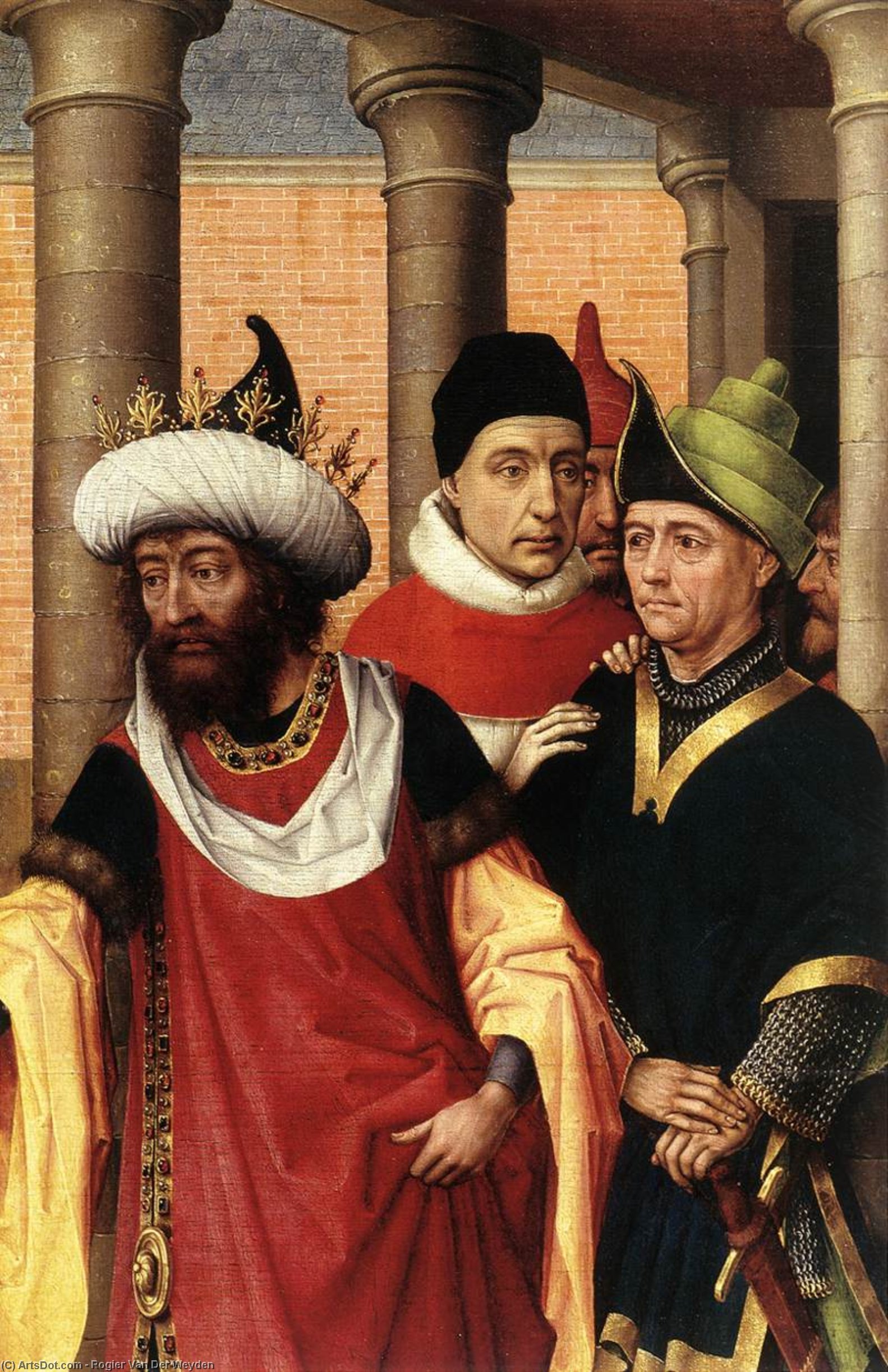 Group Of Men — Rogier Van Der Weyden