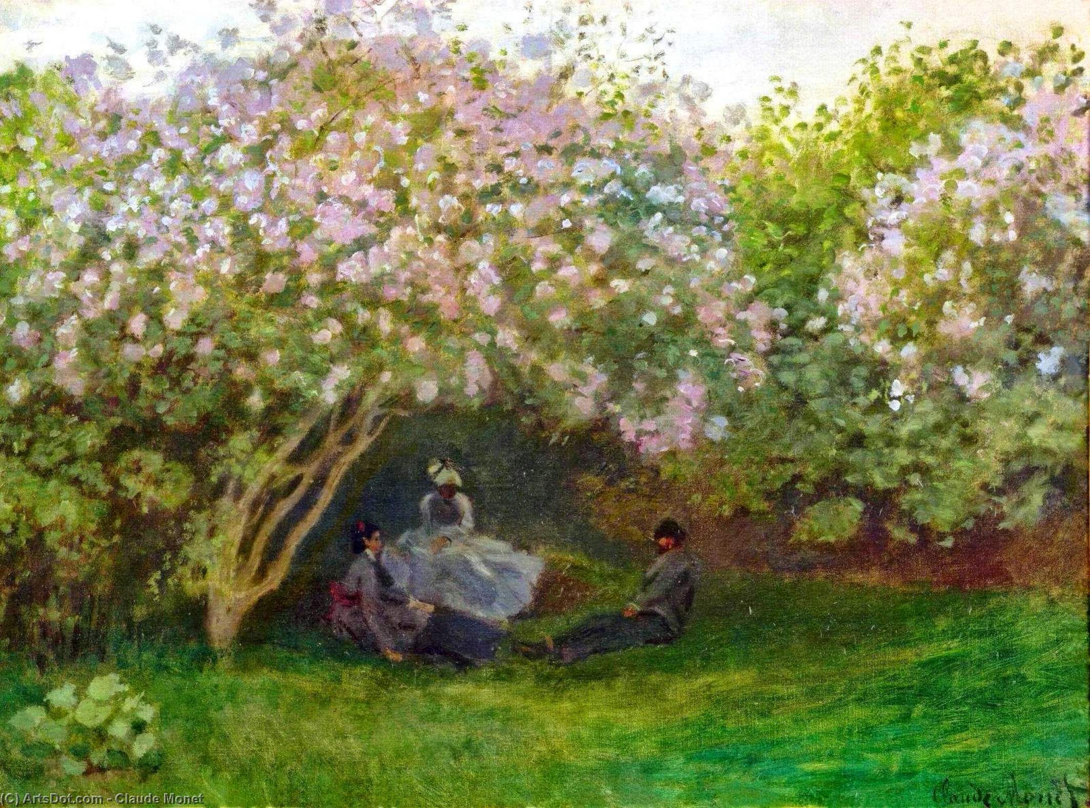 Lilacs, Grey Weather — Claude Monet